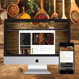 Shop Website Design for JD Seasonings